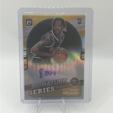 2021 Donruss Optic Bones Hyland Rookie RC Signature Series Auto #SS-NHY Nuggets