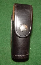 TEX SHOEMAKER & SON, Black Leather "92A M3" CS Gas/Mace Spray Canister Case