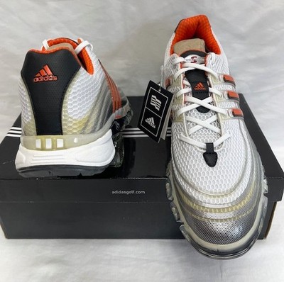 Adidas Powerband Sport Men's Golf Shoes Size: 10.5 White/Orange