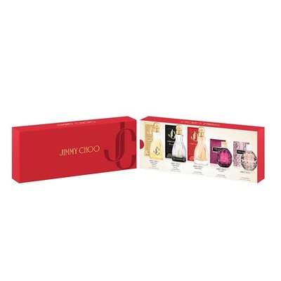 Jimmy Choo 5 Pcs Mini Set Jimmy Choo, Fever, I Want Choo, Forever, Le Parfum Nib