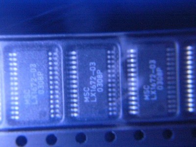LX1672-03CPW - MICROSEMI - 1 A DUAL SWITCHING CONTROLLER, 28-pin TSSOP ( 10 pcs
