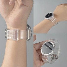 Transparent Band Case for Samsung Galaxy Watch 8 40mm 44mm Bracelet Correa Strap