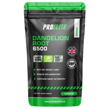 Dandelion Root Capsules 6500mg Extract 10:1 100% Pure and Natural