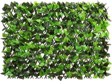 Expandable Evergreen Privacy Fence Screen Panels Set of 2 Garden for Outdoor Use