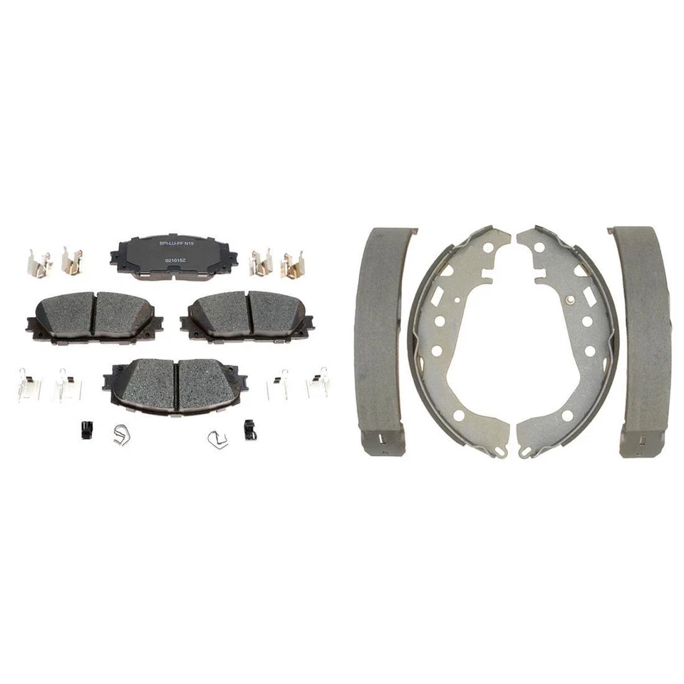 Комплект передних задних керамических тормозных колодок и тормозных колодок для Toyota Yaris 2006-2013 годов выпуска - Изображение 4 из 4