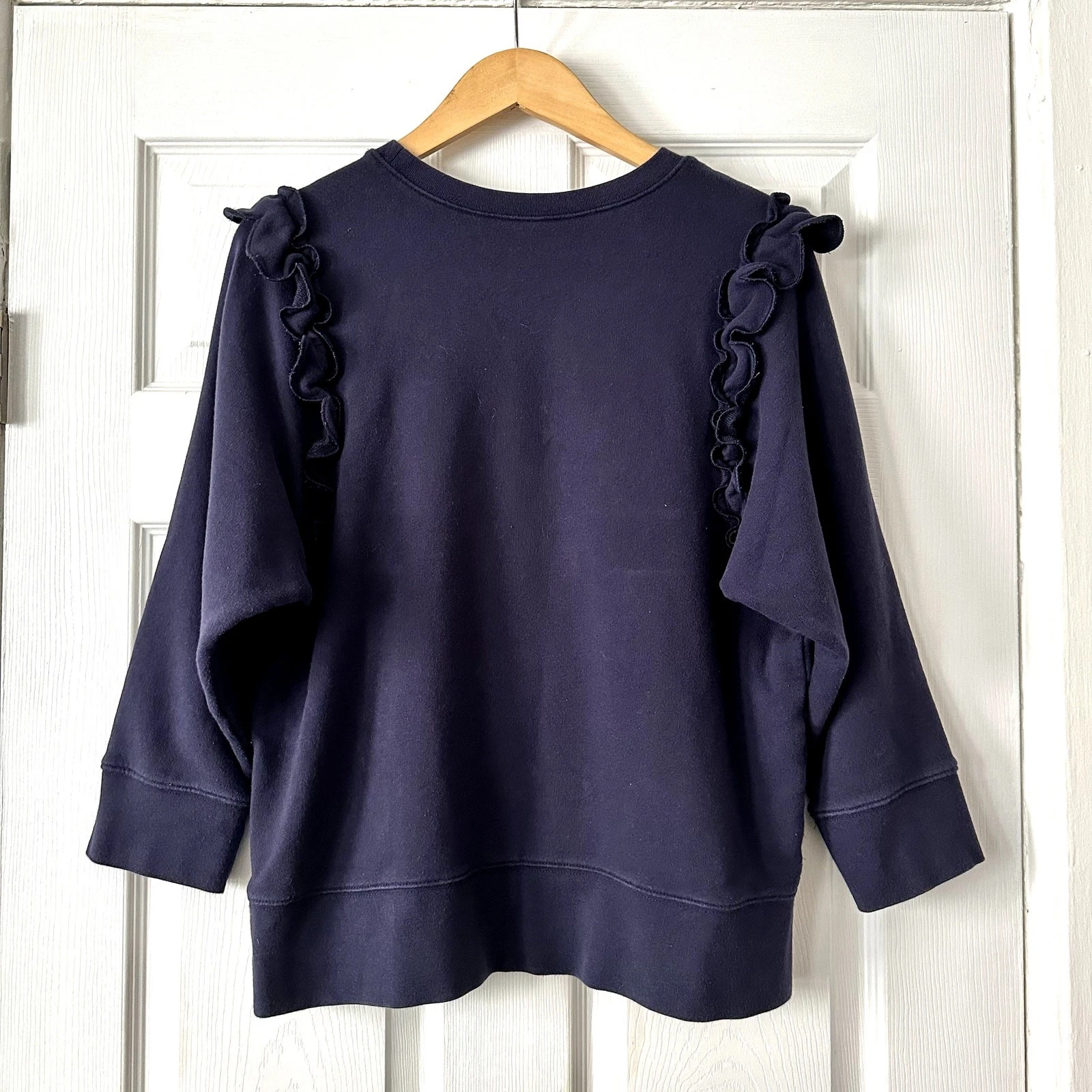 Felpa girocollo con volant Kate Spade taglia XL