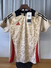 Adidas Tiro 24 Soccer Jersey Womens Size S Brown/beige
