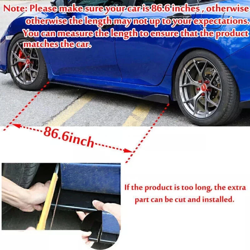 Kit de corpo spoiler divisor de lábios parachoque dianteiro + hastes de apoio de suspensão para Infiniti M37 EUA - Imagem 2 de 4