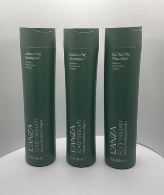 Lanza Scalp Therapy Balancing Shampoo 10.1 fl oz ~ Bundle of 3 ~ Sealed!
