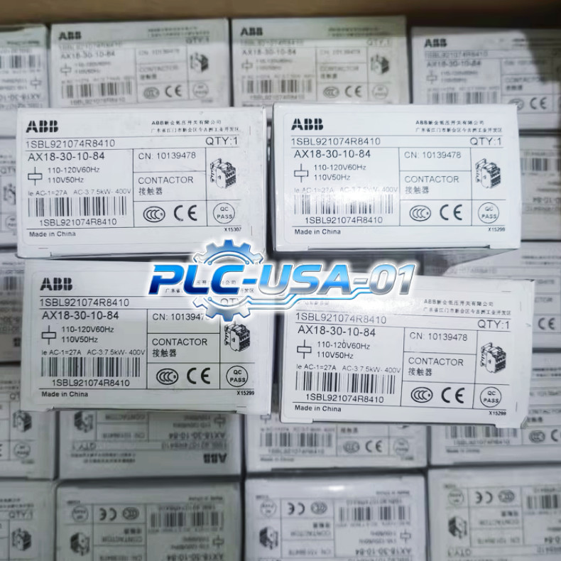 1PCS Brand New ABB AX18-30-10-84 AC Contactor 110V 50Hz Fast delivery