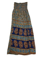 Raga Maxi Dress Small Off-the-Shoulder Bohemian Floral Boho Hippie Festival Slit