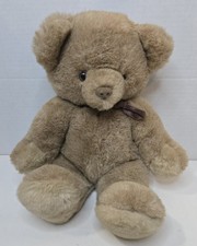 Russ Berrie Co. Teddy So Soft VTG 15in Light Brown Soft Teddy Bear