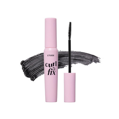 Curl Fix Mascara, Lash Mascara, Strong Curl Up, Long-Lasting, Waterproof, Light-