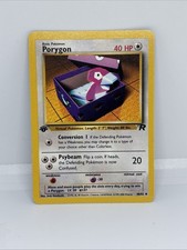 Team Rocket Porygon 48/82 Uncommon Pokemon 1st Edition MP on eBay