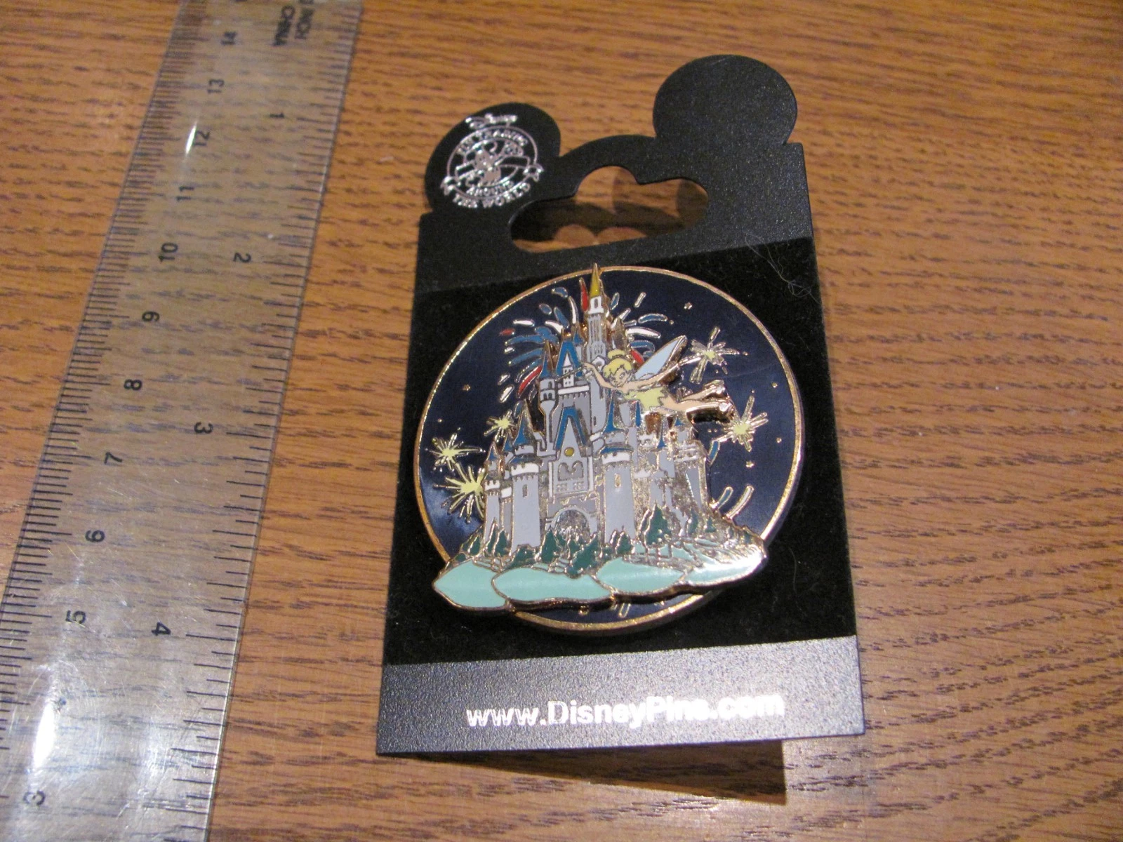 WDW Tinker Bell Cinderella Castle Fireworks (Spinner) Pin~2006~# 47632~NEW