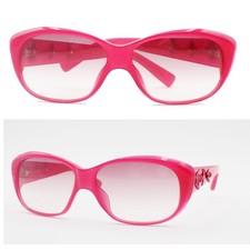 LOUIS VUITTON Sunglasses Eye Wear Metal Plastic Gold RED Italy Z0219E 65KC958