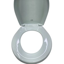 Bemis 200SLOWT 455 Soft Close Round Plastic Closed Front Toilet Seat - Seafoam