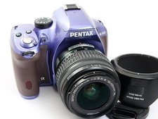 Pentax K-50 16.2MP Digital SLR Camera Purple with DA 18-55mm Lens from Japan