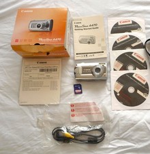 Canon Powershot A470 7.1 MP digital camera+32GB SD Card - Excellent Condition