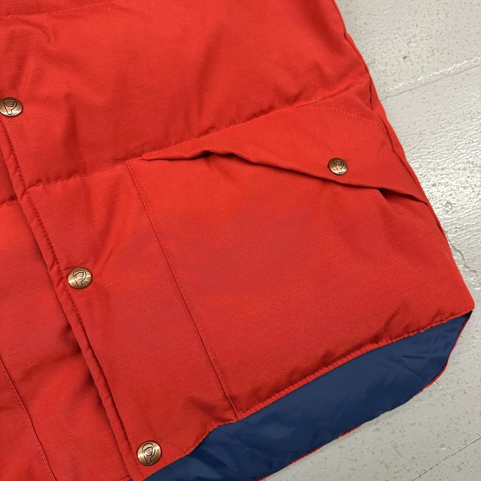 Vintage Penfield Vest Mens Medium Red Down Puffer Made USA Outdoors 80s - Image 4 of 4