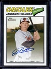 2026 Topps Heritage Jackson Holliday Real One Auto Autograph #ROA-JH Orioles