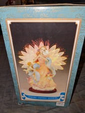 Eleco Fiber Optic Angel 16" Christmas Lighted Change Color Indoor Decor w/box