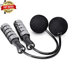 Jump Rope, Training Ropeless Skipping Rope for Fitness, Adjustable Weighted Cord