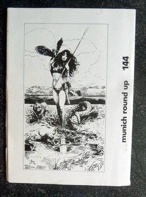 MUNICH ROUND UP 144 MAGAZIN German 1977 RAR 66 Seiten Science Fiction & Fantasy