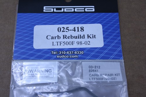 1998-2002 SUZUKI LTF500F QUADRUNNER CARB KIT CARBURETOR REPAIR SET SHINDY JAPAN - Bild 5 von 5