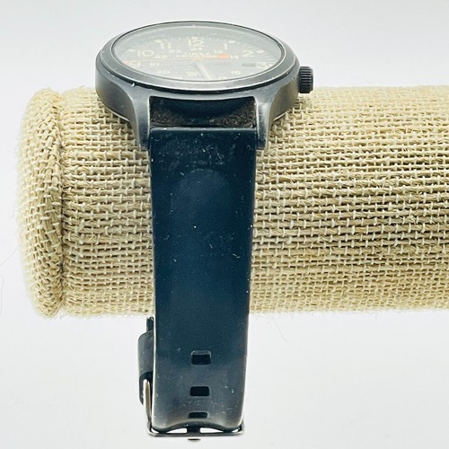 TIMEX Expedition Wristwatch Black Silicone Band Indiglo Water Resistant READ - Picture 6 of 6
