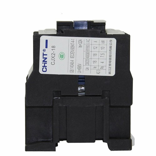 CHINT LC1D CJX2 1801 AC CONTACTOR 3 POLE+1NC 32A COIL 24V 110V 220V 380V - Imagen 3 de 3