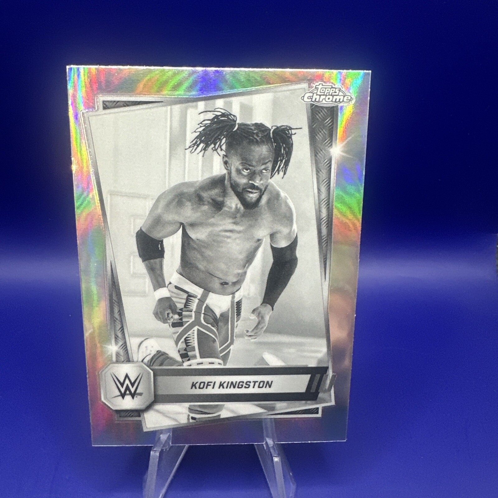 KOFI KINGSTON 2025 Topps Chrome WWE Sepia Refractor  #166