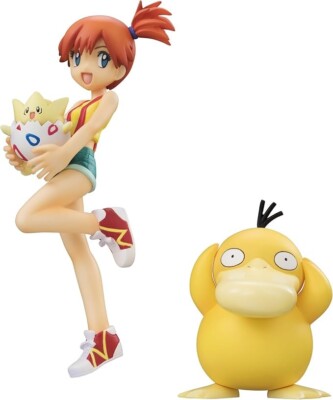 MegaHouse G.E.M.  Pokemon Misty (Kasumi) & Togepi & Psyduck 1/8 Scale figure