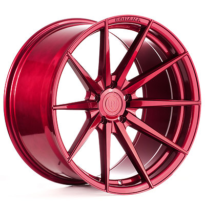 20” ROHANA RF1 GLOSS RED CONCAVE WHEELS FOR BMW F01 740 750 760