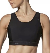 CW-X Black High-Impact Stabilyx Running Bra L18352 Women's Size 36DD