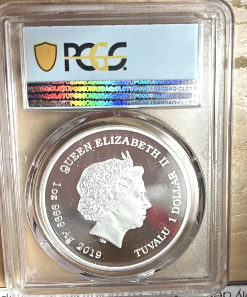 2020 $ 1 PCGS PR-70 DCAM TUVALU JAMES BOND NO TIME TO DIE - Image 2 of 2