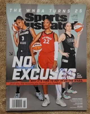 WNBA Sue Bird サイン入り雑誌 SI MAGAZINE 06/21 THE WNBA TURNS 25-NO EXCUSES-NO LABEL SUE