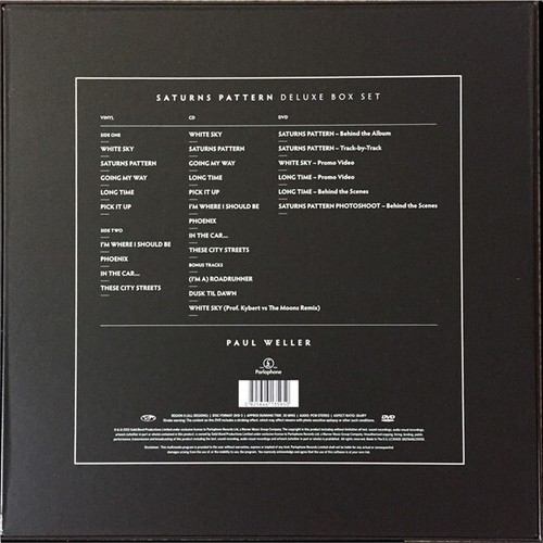 PAUL WELLER – SATURNS PATTERN – DELUXE BOX – CD + DVD + BLUE LP - Foto 3 di 3