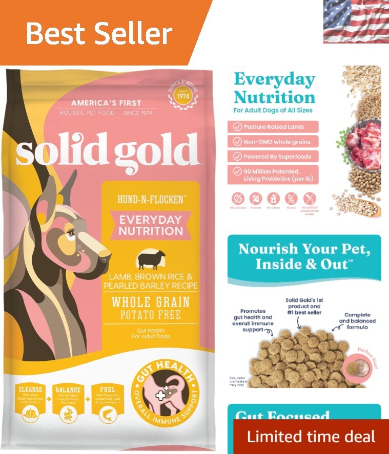 With Lamb, Rice & Probiotics For All Breeds