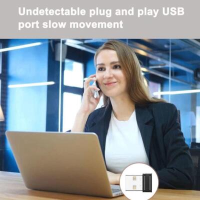 Undetectable Mouse Mover Jiggler Automatic Mouse Rocker USB Po b Q9A4