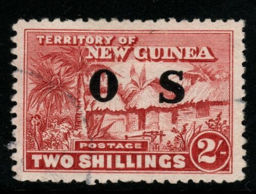 NEW GUINEA SGO30 1925 2/= BROWN-LAKE FINE USED - Afbeelding 1 van 1