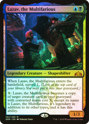 MTG FOIL Lazav, the Multifarious - Guilds of Ravnica #184 | eBay