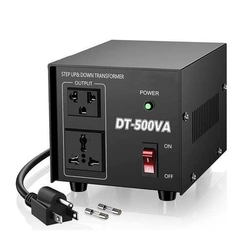 1PCS Voltage Converter 500 Watt Transformer 110V to 220V/220V to 110V Up & Down - Afbeelding 2 van 8