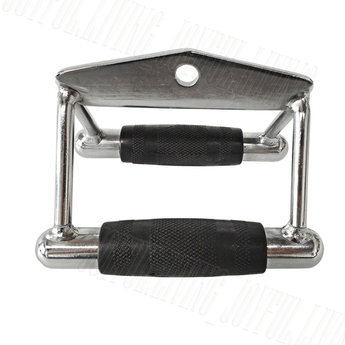 Lat Pulldown Attachments Close Grip Row Handle Workout Rubber Grips Cable T Bar - Picture 4 of 12