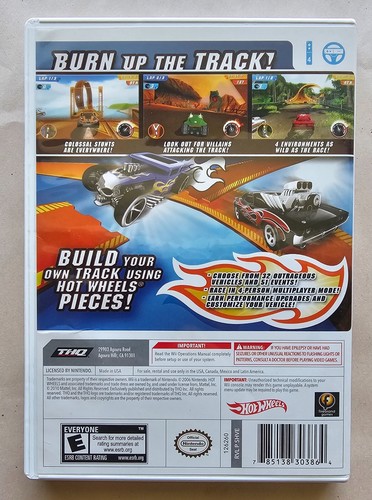 Hot Wheels Track Attack (THQ, Nintendo Wii) Completo, CIB. - Foto 5 di 5