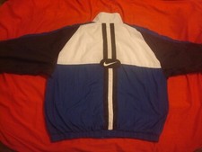 Vintage Nike White Tag Colorblock Lined Full Zip Windbreaker Jacket 2XL XXL