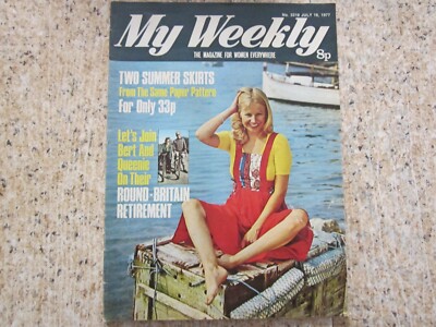 July 16th 1977, MY WEEKLY, Geoff Smith, Janet Rauch,Jessie Hickford, Bert Barnes