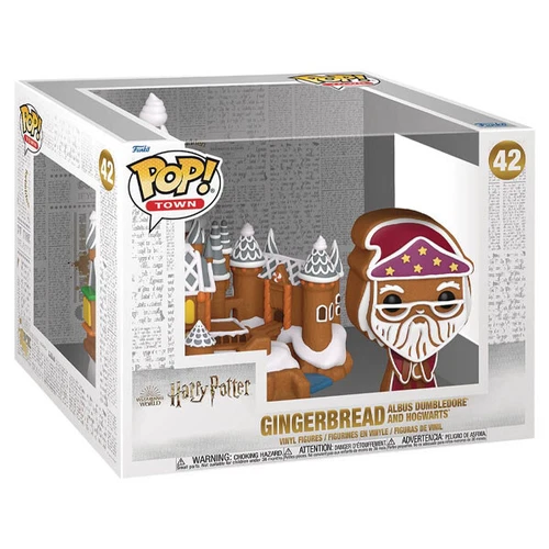 Funko POP #42 Town Harry Potter Gingerbread Albus Dumbledore and Hogwarts Figure