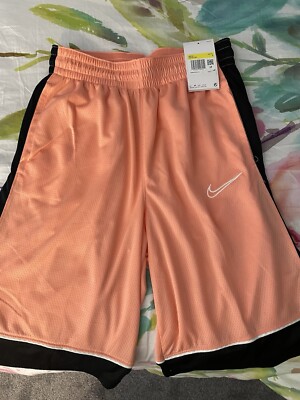 peach colored nike shorts