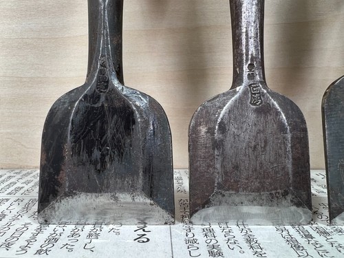 Vintage Japanese Chisel 9set Nomi /Hand Plane Saw Iron Hammer Hand Tool/d67 - Picture 12 of 24